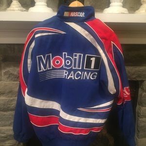 Vintage Mobil 1 Racing Jacket Roomy size Med.